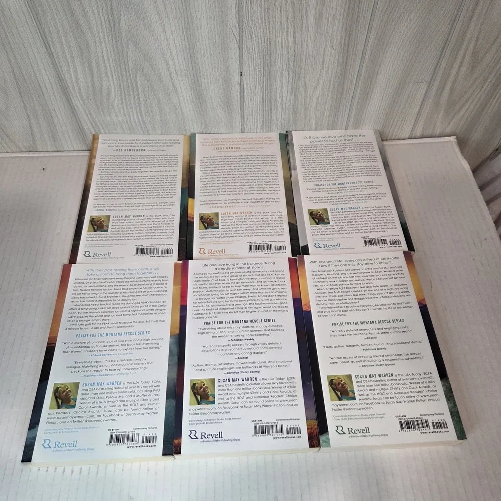 Montana Rescue Series Lot of 6 Susan May Warren Set Paperback *** Like New ***